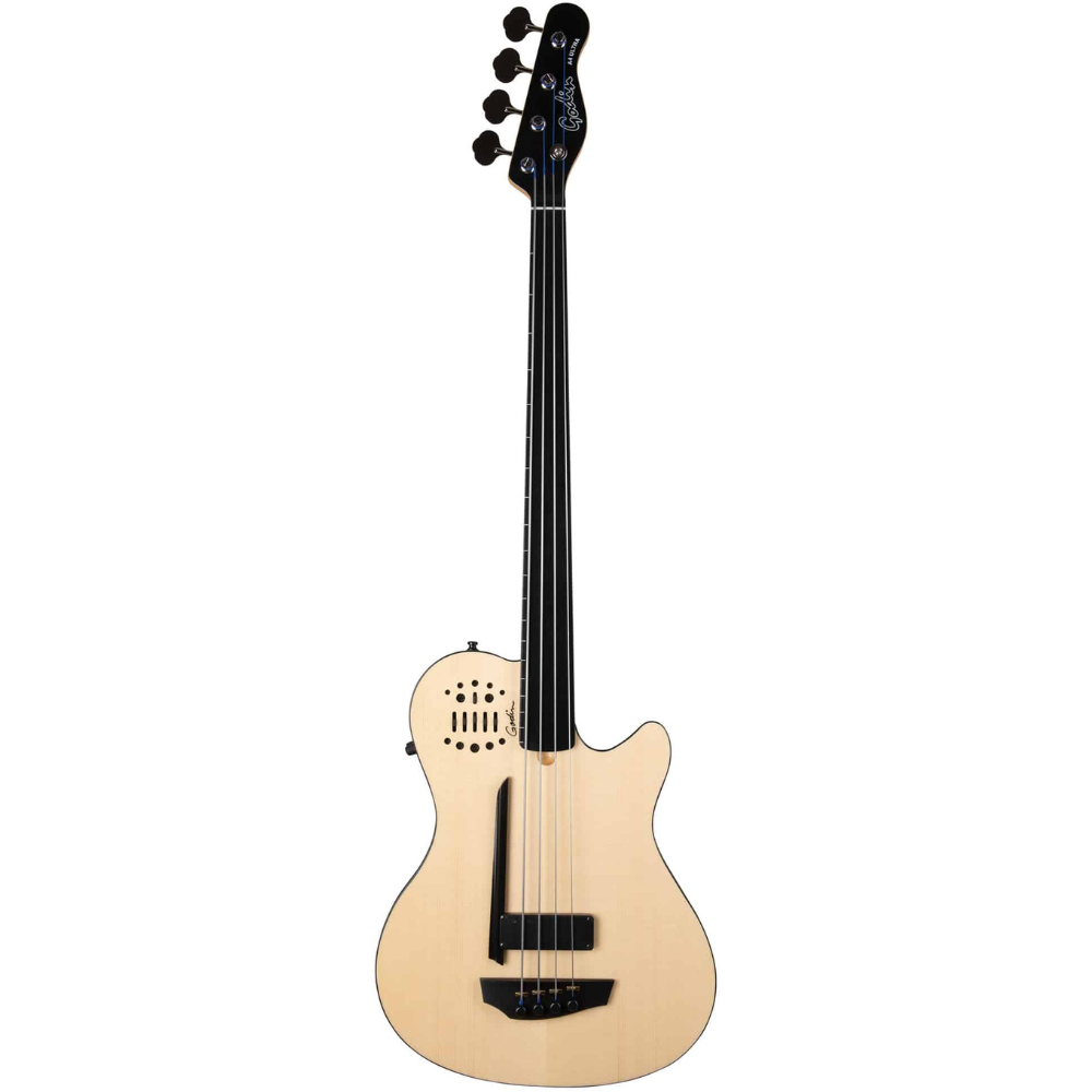 Godin A4 Ultra Fretless Natural A/E - Backstage Music