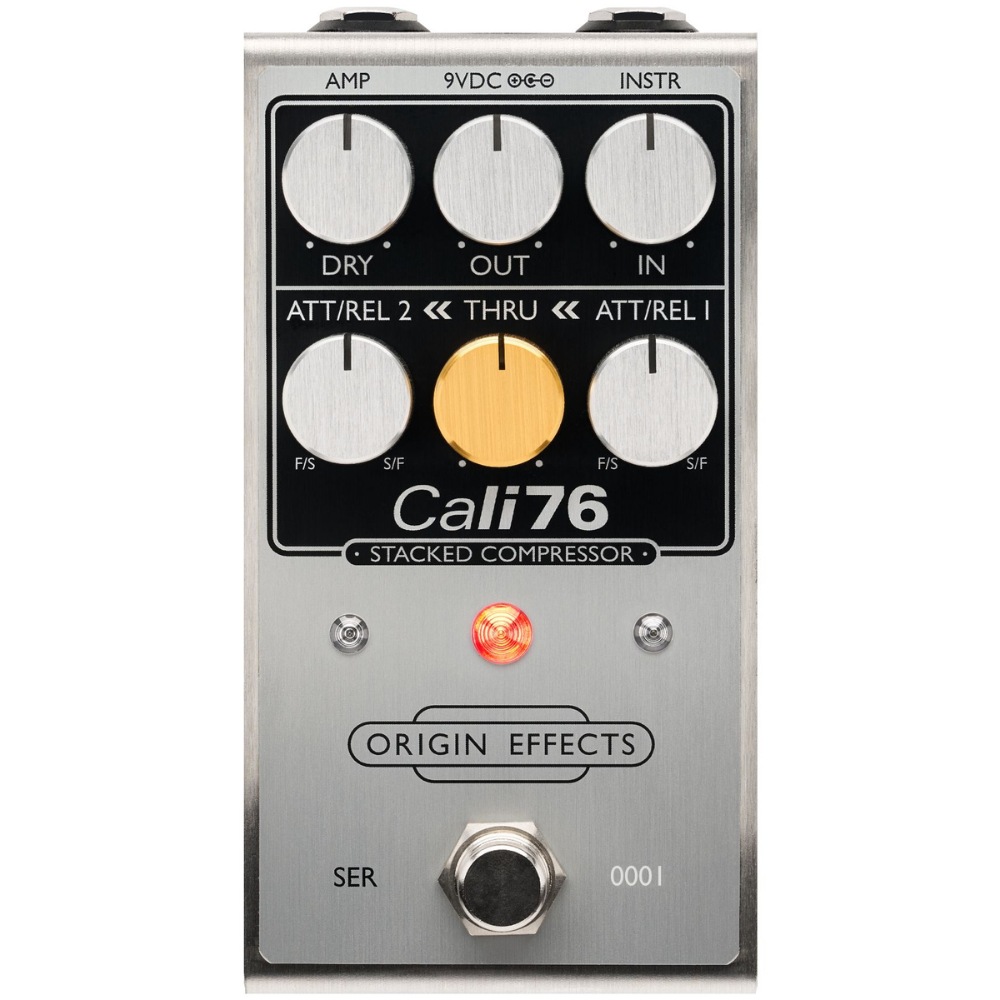 Origin Effects Cali76 Stacked Compressor MK2 Silver - Backstage Music