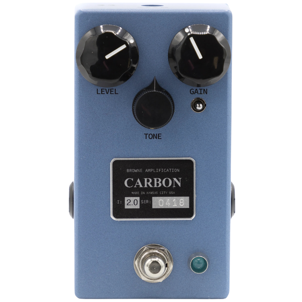 Browne Amplification Carbon V2 – Bluesbreaker-Style Overdrive - Backstage Music