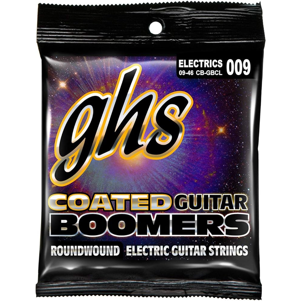 GHS Coated Guitar Boomers .009-.046 Nickel R./W. Custom Light - Backstage Music