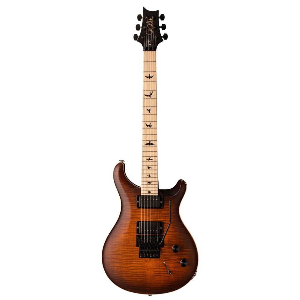 PRS DW CE 24 "Floyd" Satin Burnt Amber Smokeburst - Backstage Music