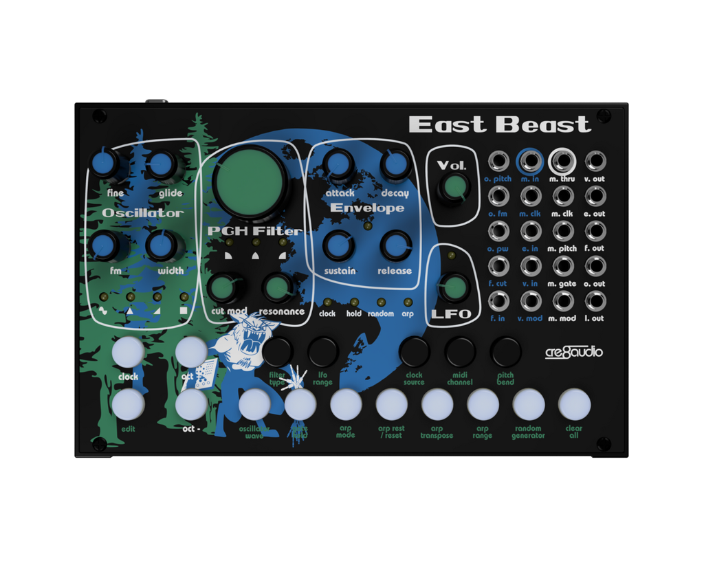 Cre8audio East Beast Semi-Modular Synthesizer - Backstage Music