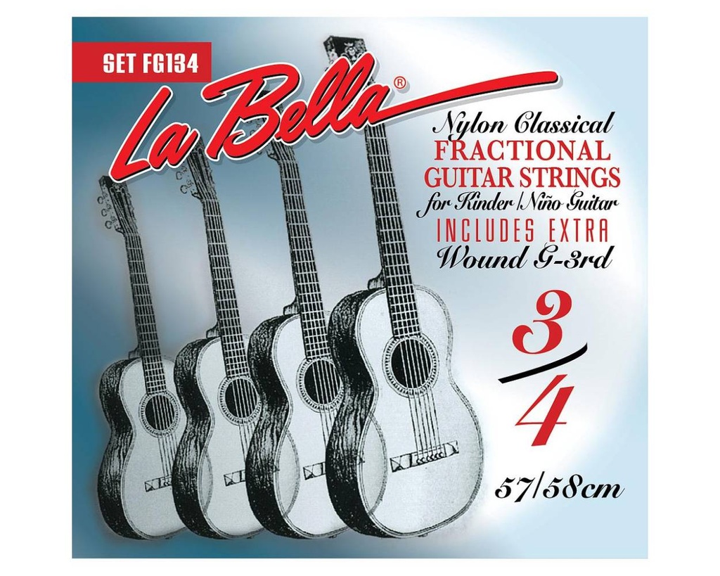 La Bella FG134 3/4 - Backstage Music