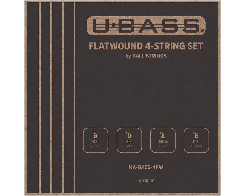 Gallistrings Flatwound 4-String  - Backstage Music