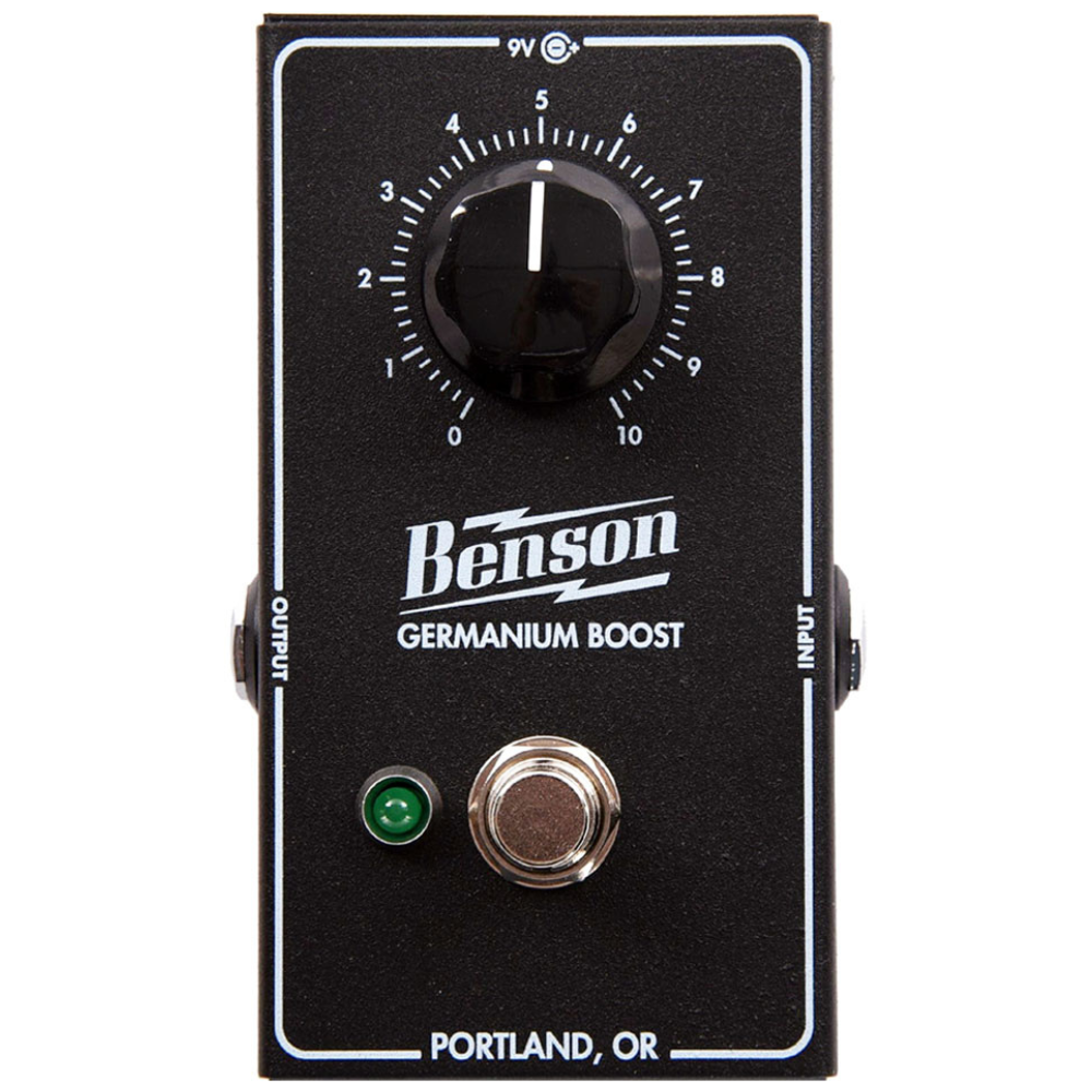 Benson Germanium Boost Studio Black - Backstage Music