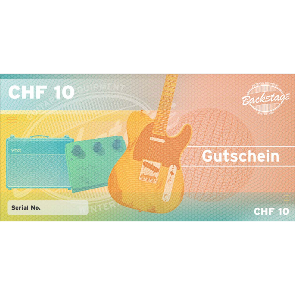 Backstage Gutschein 10.- - Backstage Music