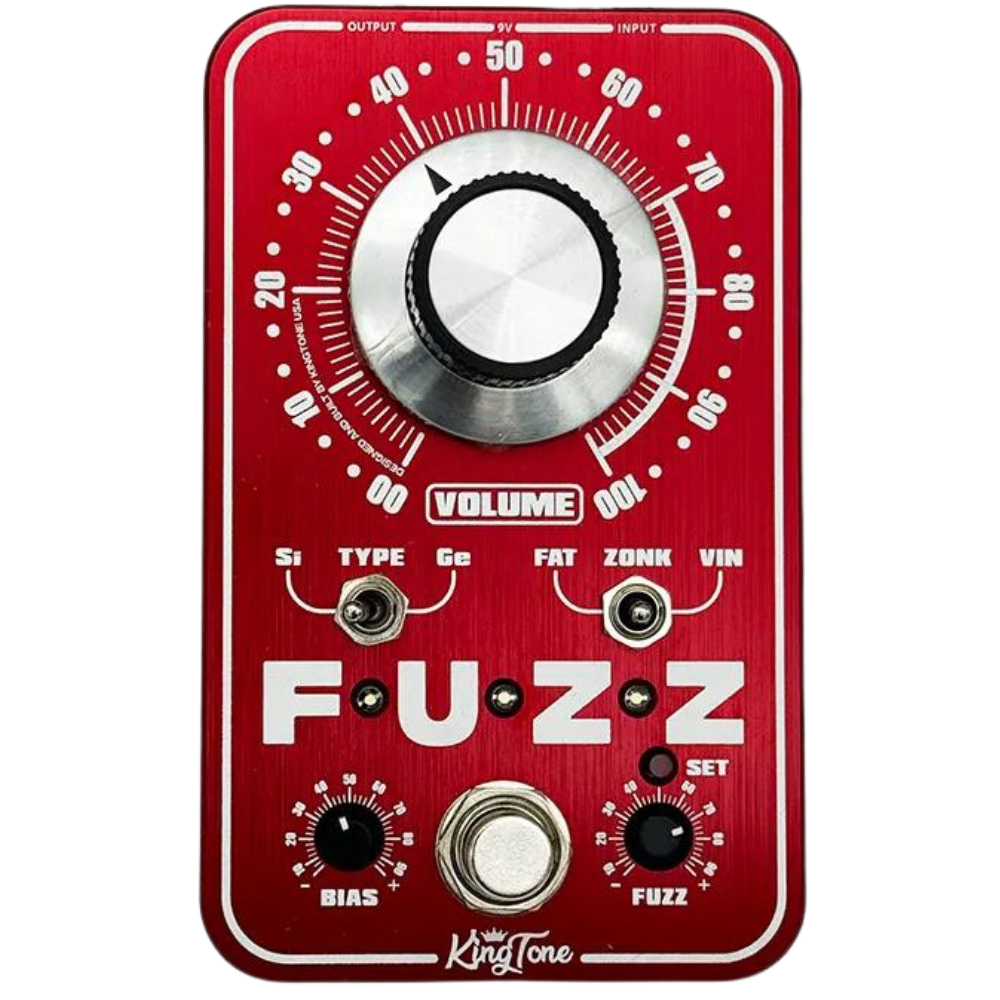 King Tone Minifuzz V2 Red Ltd Edition - Backstage Music