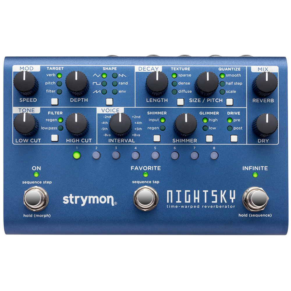 Strymon NightSky Time-Warped Reverberator Pedal - Backstage Music