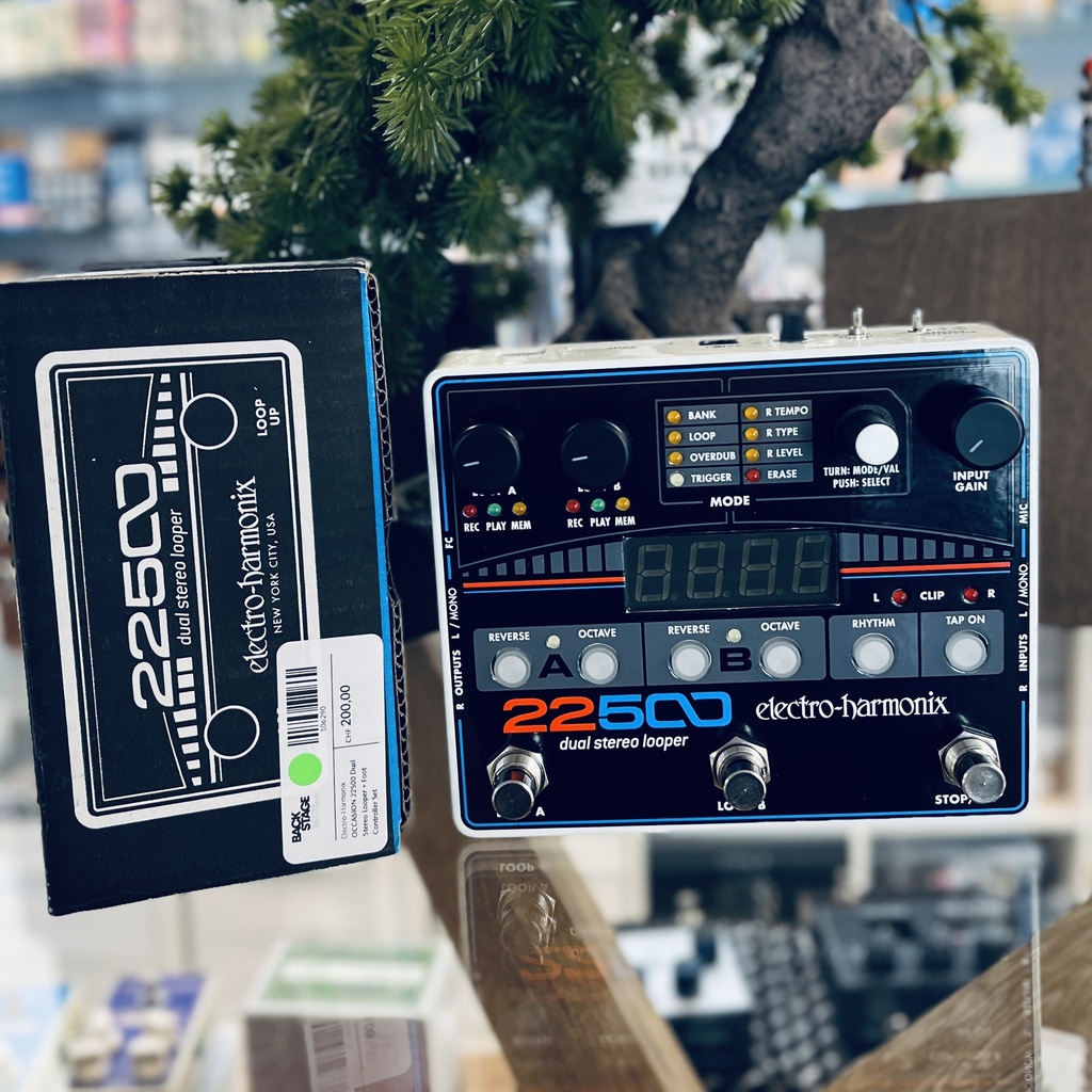 Electro-Harmonix OCCASION 22500 Dual Stereo Looper + Foot Controller Set - Backstage Music