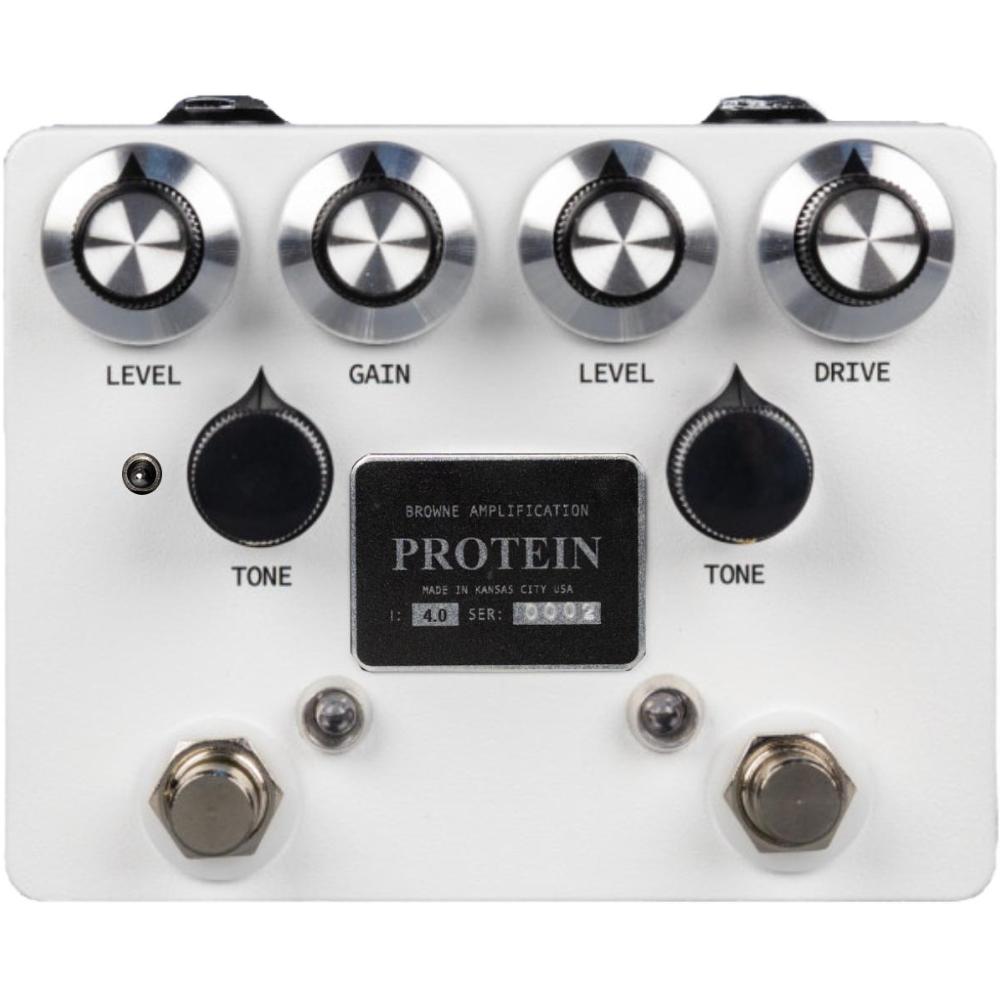 Browne Amplification Protein V4 White – Dual Overdrive - Backstage Music