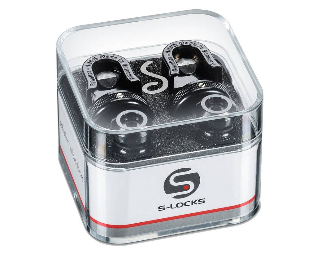 Schaller S-Locks M Black Chrome - Backstage Music