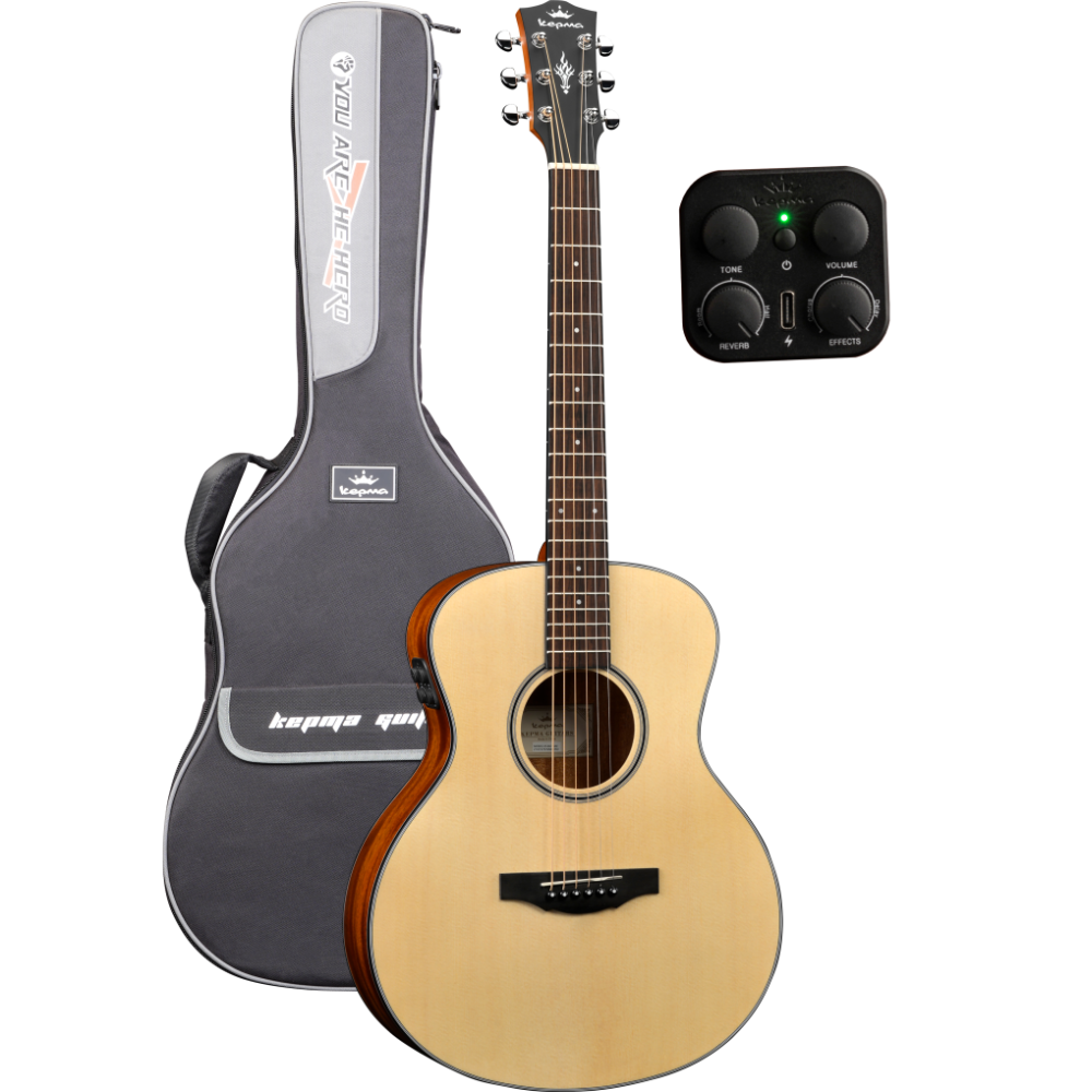 Kepma TRAVEL - ES36E-K10 Mini OM Natural - Backstage Music