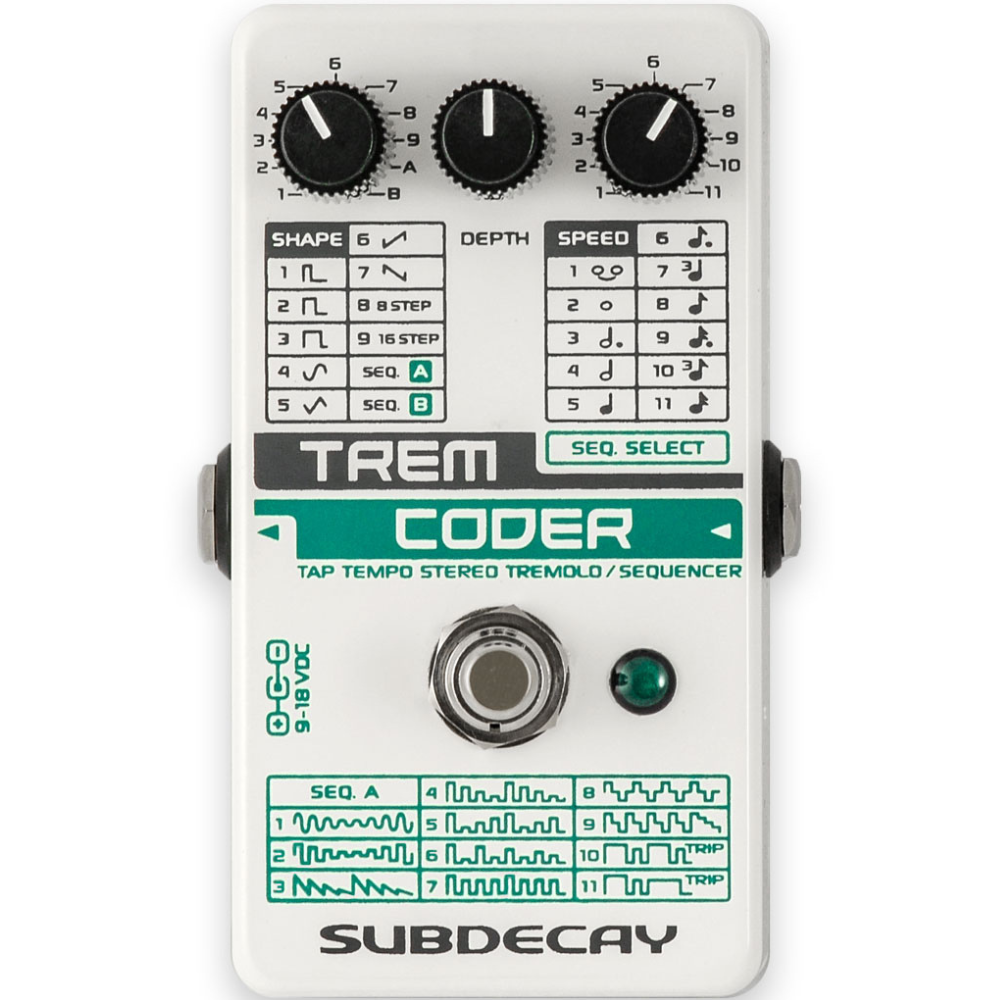 Subdecay Tremcoder Tremolo - Backstage Music